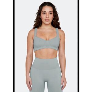 NWOT SET ACTIVE Sculptflex Contour Bra & Leggings Pink Workout Gym Set Women's